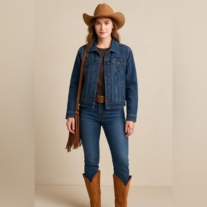 🤠 Old Navy Denim Jacket XL – Western Wear Essential 🤎✨